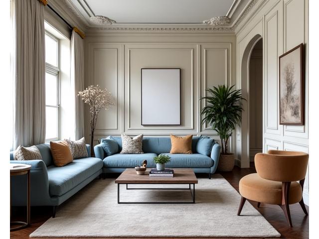 Appartement Haussmannien rénové avec touches modernes